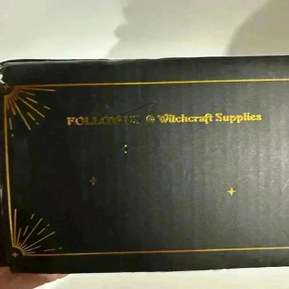 Witchcraft Kit Supplies Set Black Gold Open Box! Halloween Wicca - Picture 14 of 16